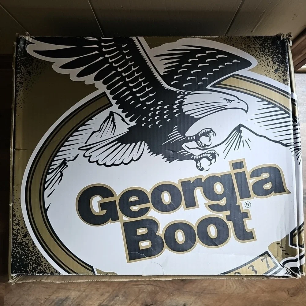 Georgia Boot AMP LT 9" Logger Composite Toe Waterproof EH Men's Size 11.5W - Picture 10 of 11